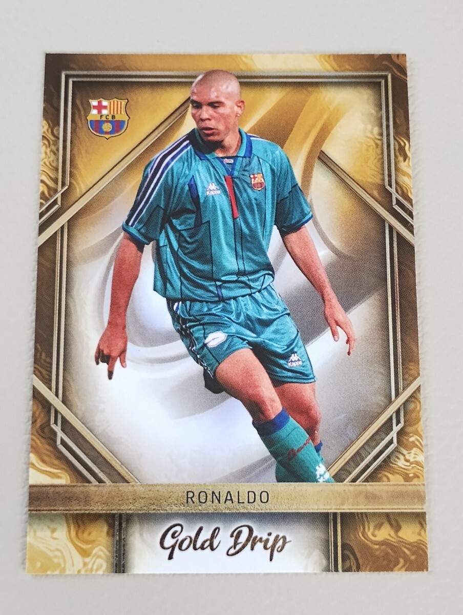 2023-24 TOPPS FC BARCELONA TEAM SET ロナウド RONALDO インサート GOLD DRIP バルセロナ バルサ_1