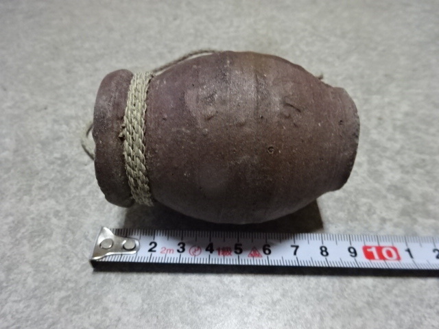 ※蛸壺・まとめて12点【イイダコ壺・『大きさ約７ｃｍ～8ｃｍ位』ひも付き】 _4