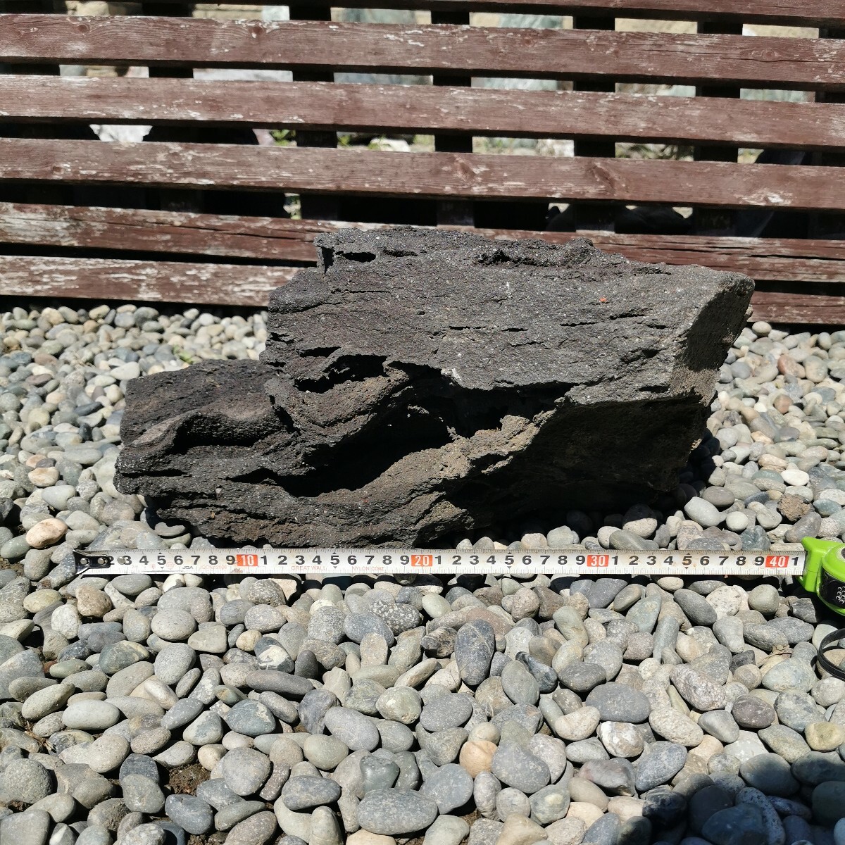 浅間溶岩石10.5キロ 庭石鑑賞石石盆石水石灯籠庭坪庭盆栽ガーデニング