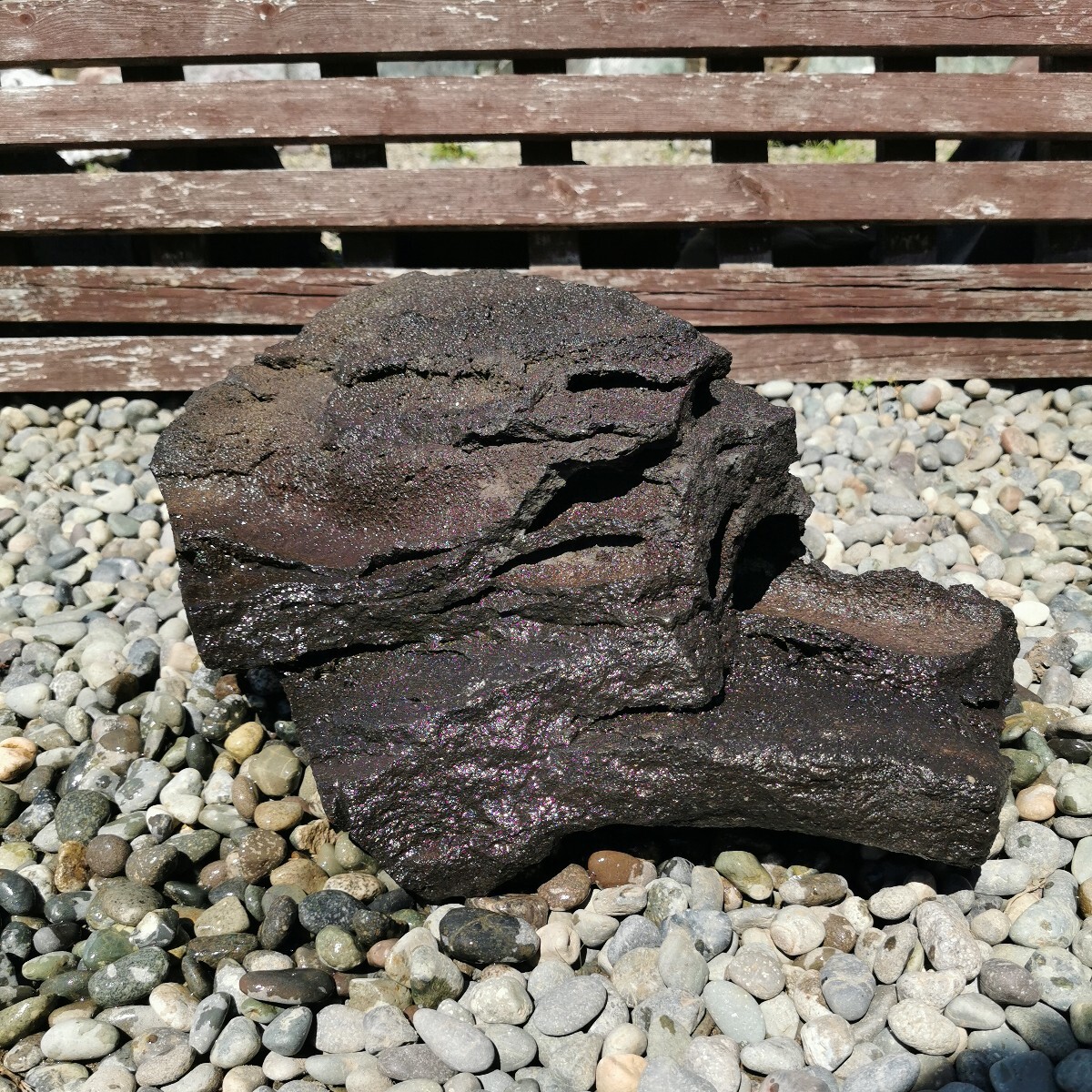 浅間溶岩石10.5キロ 庭石鑑賞石石盆石水石灯籠庭坪庭盆栽ガーデニング