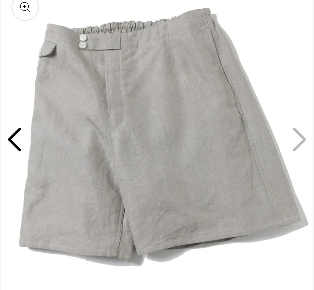 NEAT × HEUGN Top-Dyeing Linen Canvas Swim Shorts 《ニート