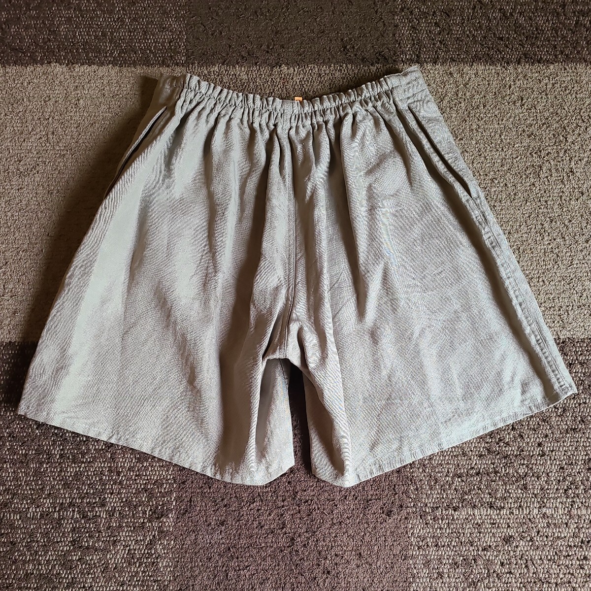 NEAT × HEUGN Top-Dyeing Linen Canvas Swim Shorts 《ニート