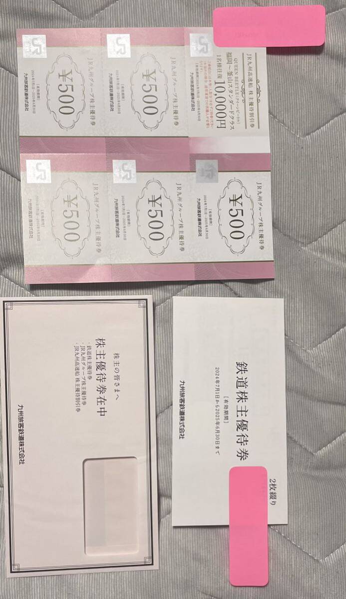 JR九州　株主優待券　200株分　2024年7月1日〜2025年6月30日_4