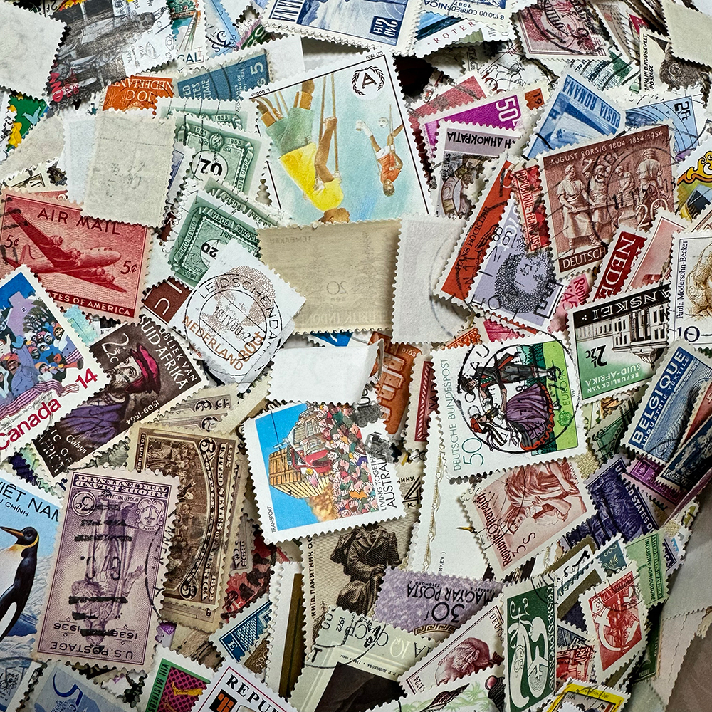 【1円スタート！】世界の使用済み切手 約2.9キロ（5万5千枚前後）大量まとめてロット！_10
