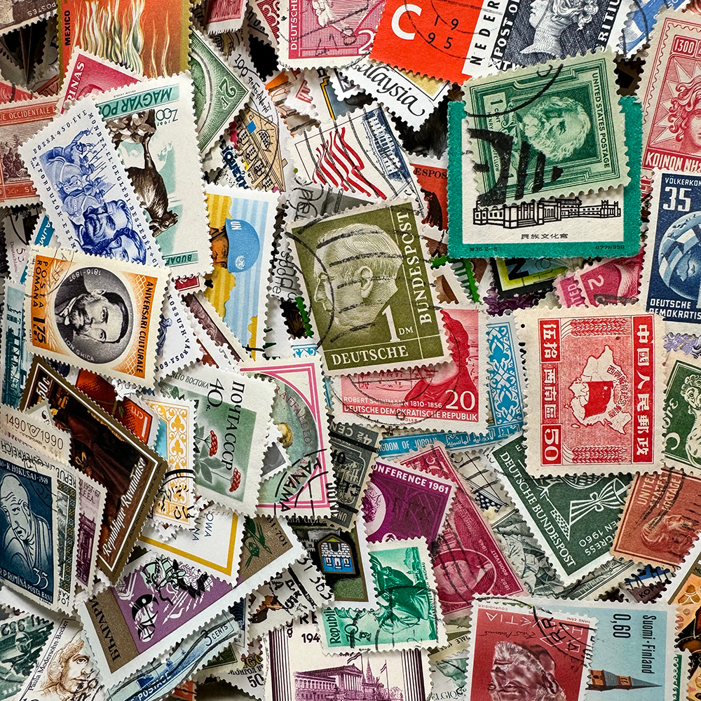 【1円スタート！】世界の使用済み切手 約2.9キロ（5万5千枚前後）大量まとめてロット！_4