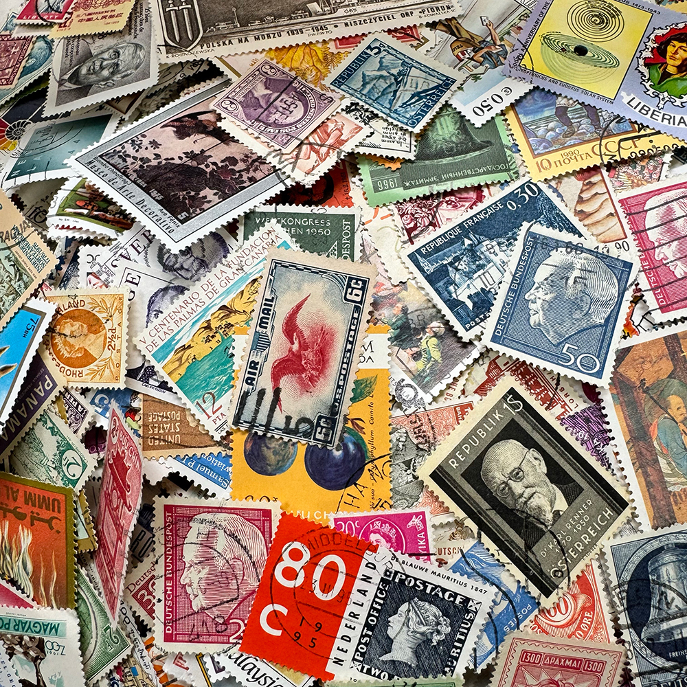 【1円スタート！】世界の使用済み切手 約2.9キロ（5万5千枚前後）大量まとめてロット！_5