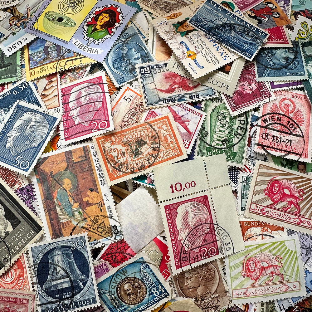 【1円スタート！】世界の使用済み切手 約2.9キロ（5万5千枚前後）大量まとめてロット！_6