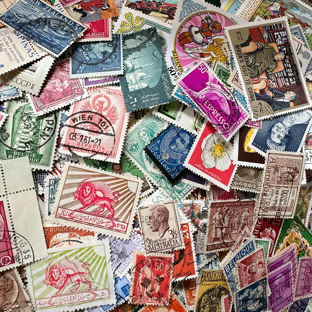 【1円スタート！】世界の使用済み切手 約2.9キロ（5万5千枚前後）大量まとめてロット！_7