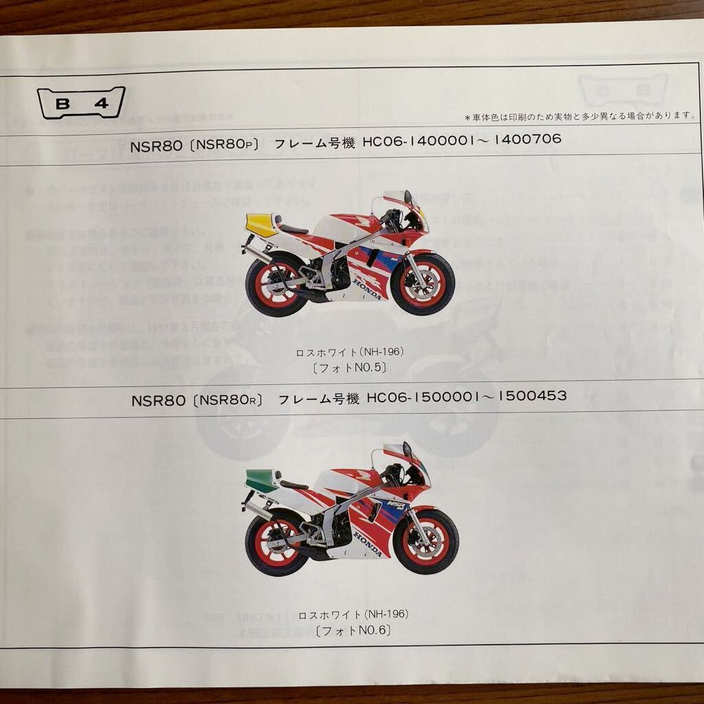 HONDA NSR80 （HC06）パーツリスト_5