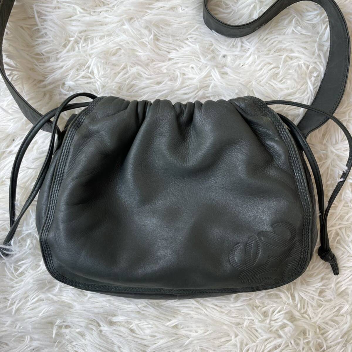 1円~ 【極美品/希少色】LOEWE ロエベ フラメンコ ショルダーバッグ 