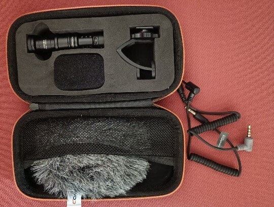 コンデンサーマイクCOMICA CVM-VM10IIスマホ外付けマイクカメラマイク単一指向性 ミニ ガンマイクビデオマイクiOS/Android_1