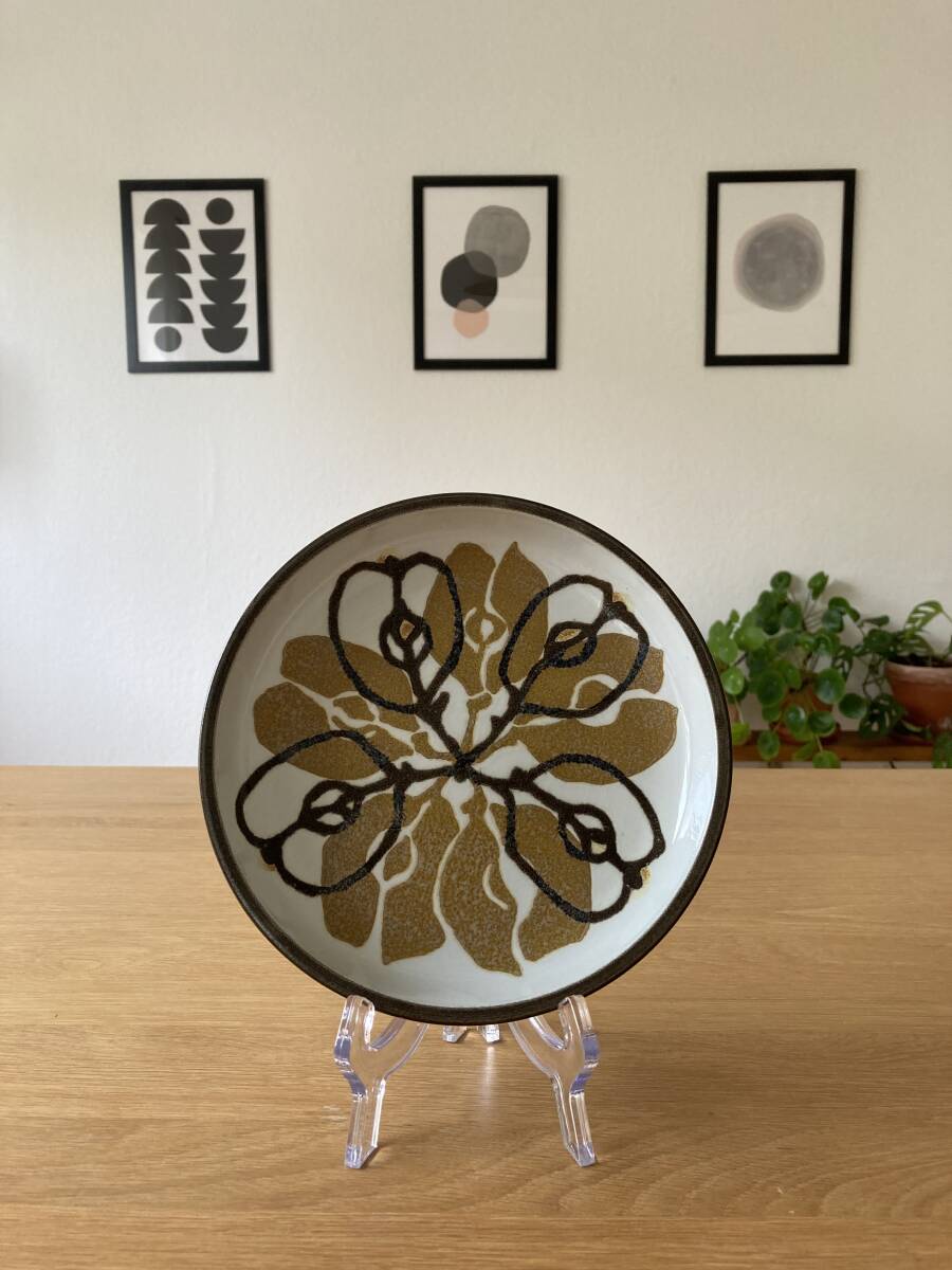 □ロイヤルコペンハーゲン□BACA バッカ　丸皿　20cm エレンマルマー□北欧ヴィンテージ　no10076_1