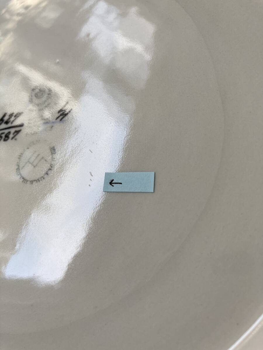 □ロイヤルコペンハーゲン□BACA バッカ　丸皿　20cm エレンマルマー□北欧ヴィンテージ　no10076_8