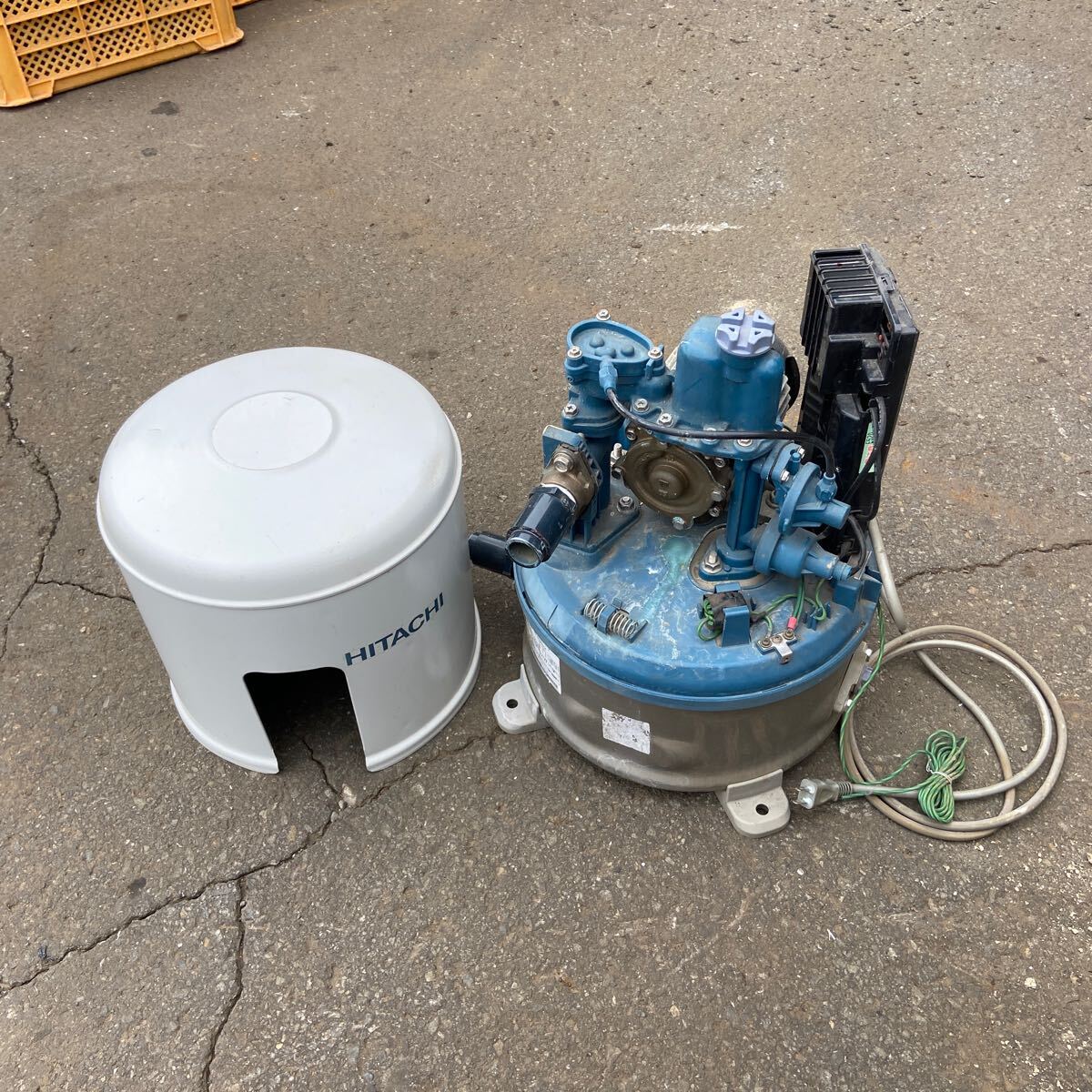 HITACHI　日立　浅井戸用自動ポンプ　WT-P200S形　　_1