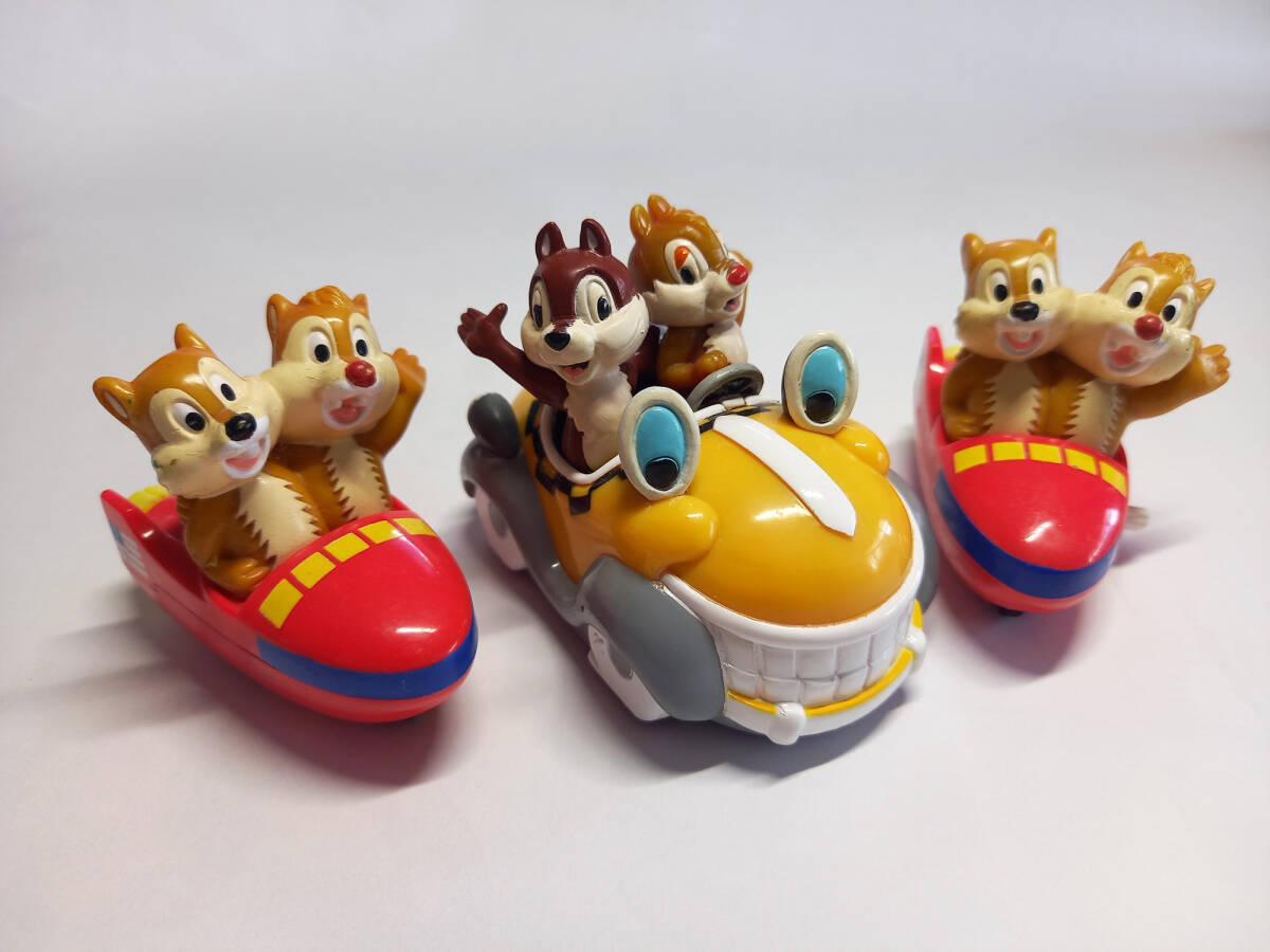 ○ 激レアフィギュア チップ&デール ミニカー ディズニー トゥーン