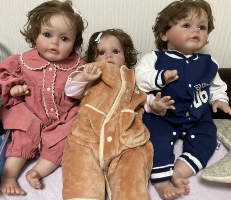 お買い得 フルコンプセット 複数洋服付き リボーンドール 24インチ
