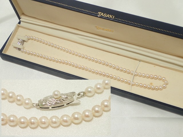 82812[T]TASAKI 田崎真珠 ネックレス パール ベビーパール 4～4.5mm