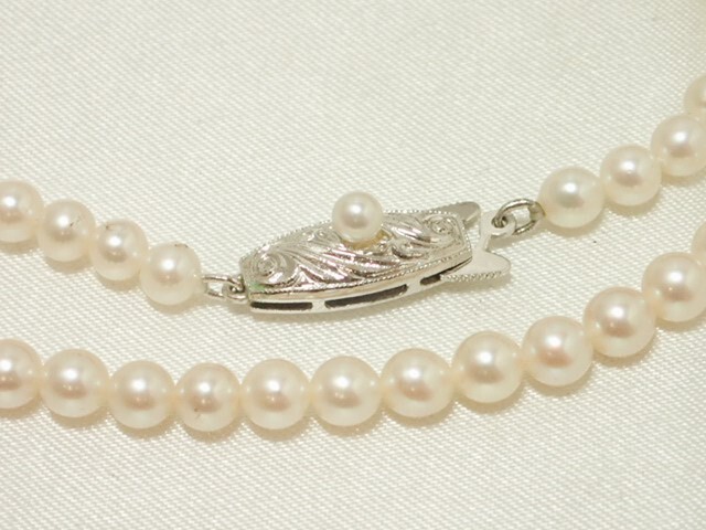 82812[T]TASAKI 田崎真珠 ネックレス パール ベビーパール 4～4.5mm