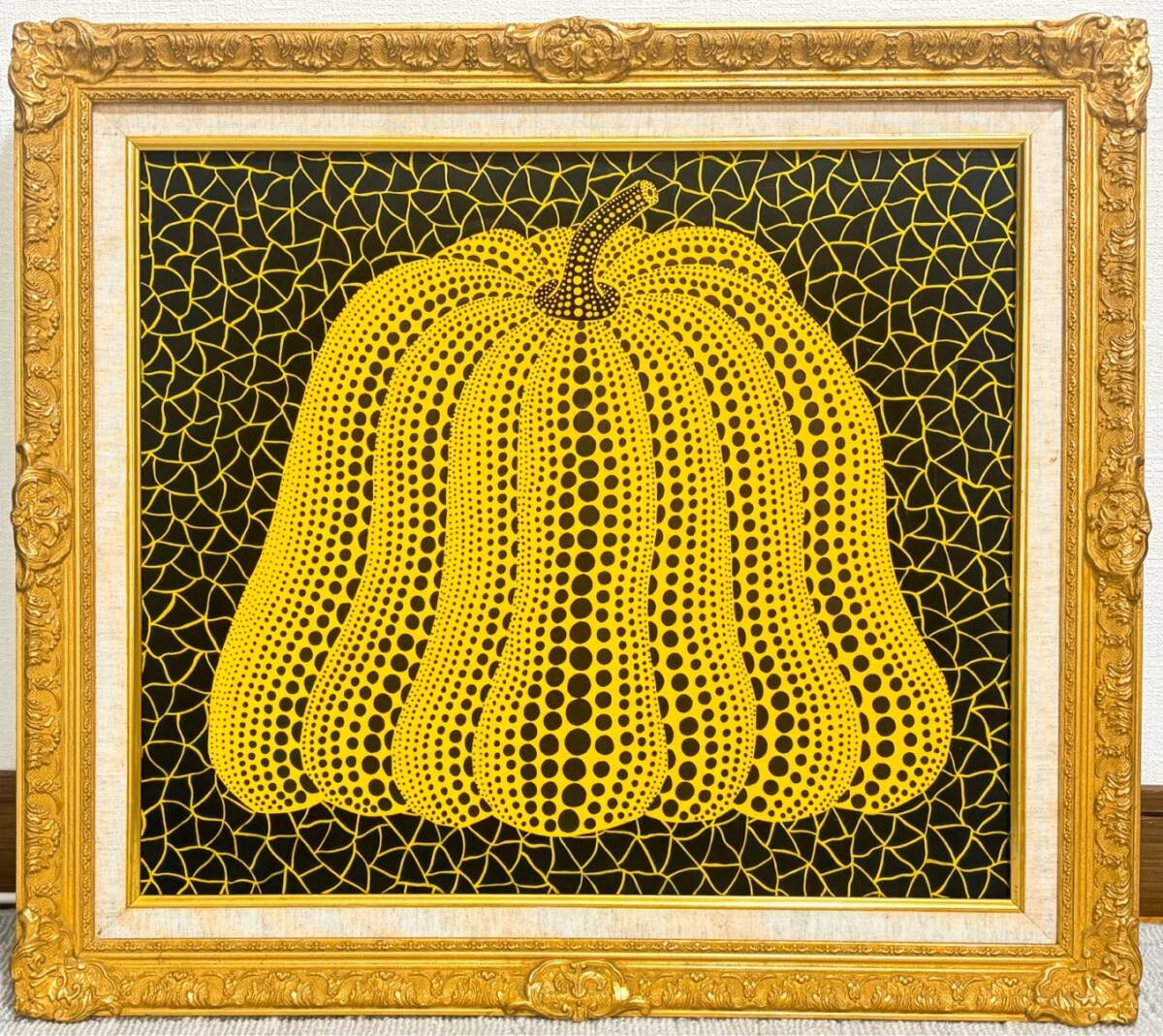 模写】草間彌生 かぼちゃ1999 yayoi kusama pumpkin F10サイズ 送料