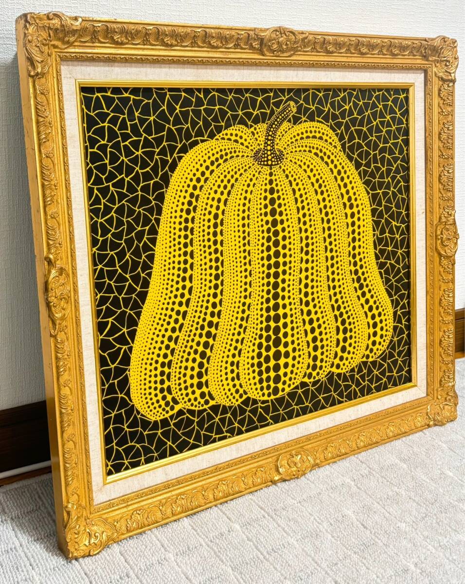 模写】草間彌生 かぼちゃ1999 yayoi kusama pumpkin F10サイズ 送料