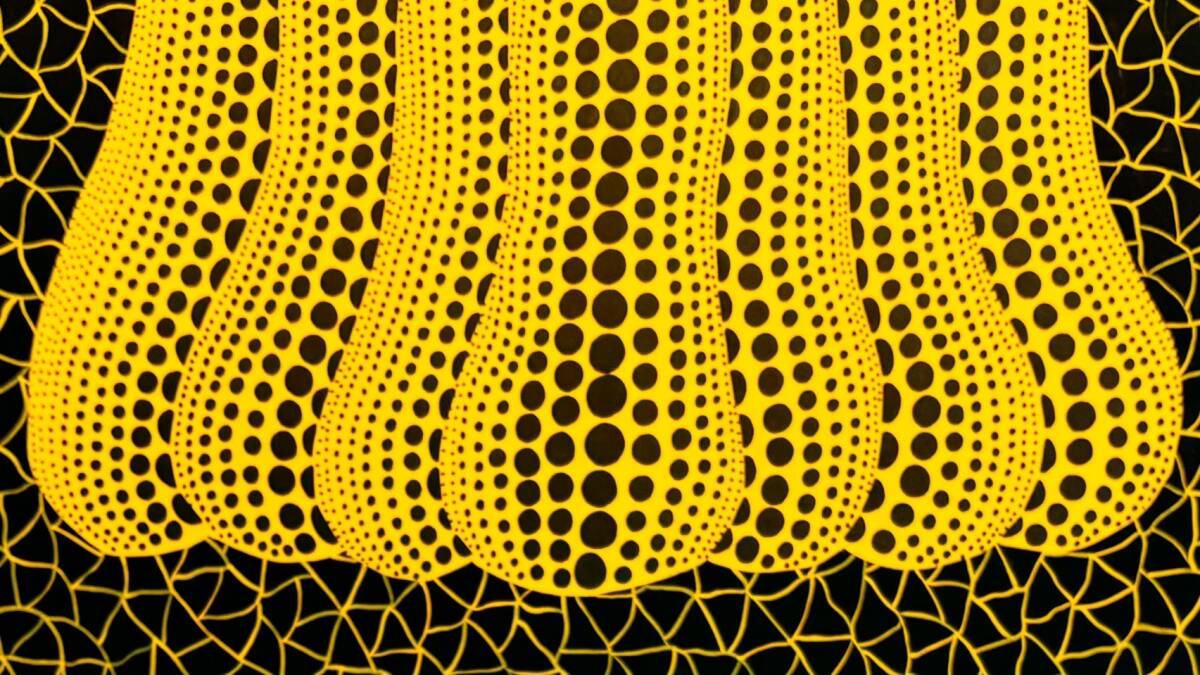 模写】草間彌生 かぼちゃ1999 yayoi kusama pumpkin F10サイズ 送料