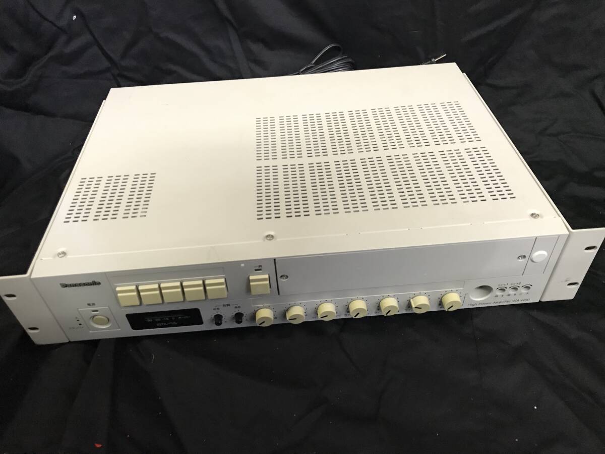 Panasonic パナソニック WA-H60 ハイパワーアンプ 60W オーディオ 音響
