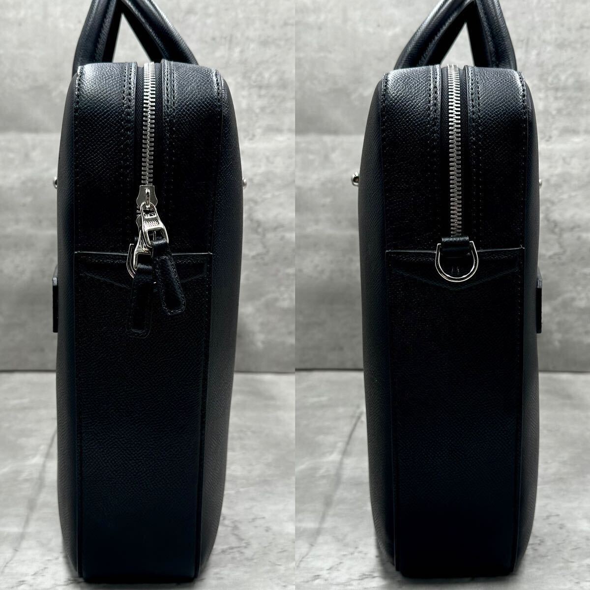 1円□未使用級/現行□ダンヒル dunhill メンズ ビジネスバッグ