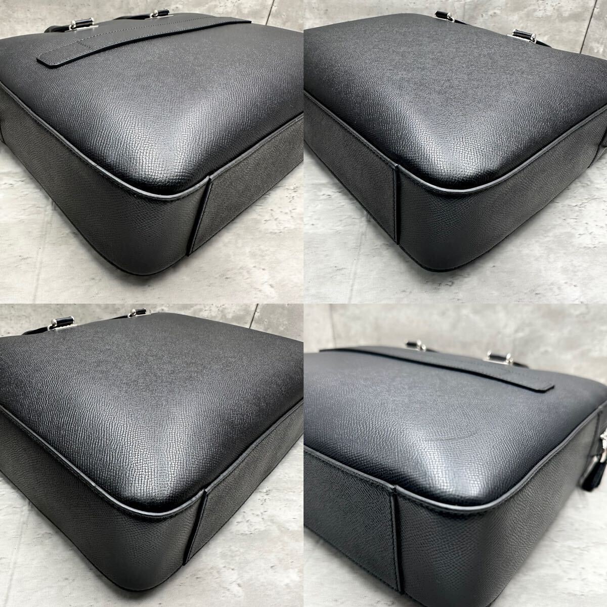1円□未使用級/現行□ダンヒル dunhill メンズ ビジネスバッグ