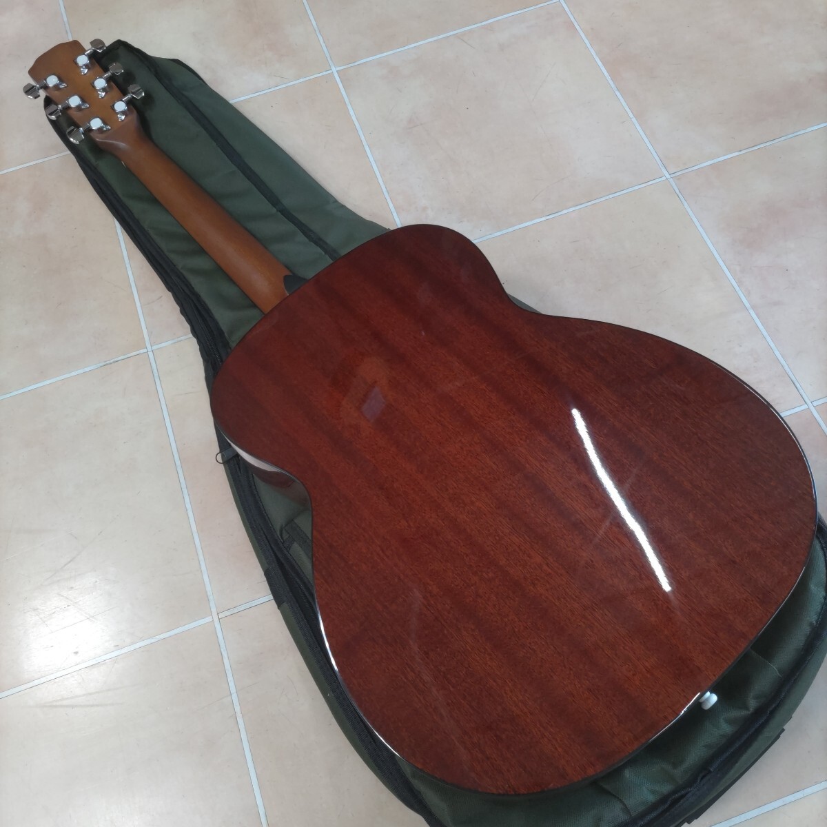 ジャンク ネック折れ 修理 新品同様 Morris F020 NAT モーリス アコースティックギター アコギ ソフトケース付_2