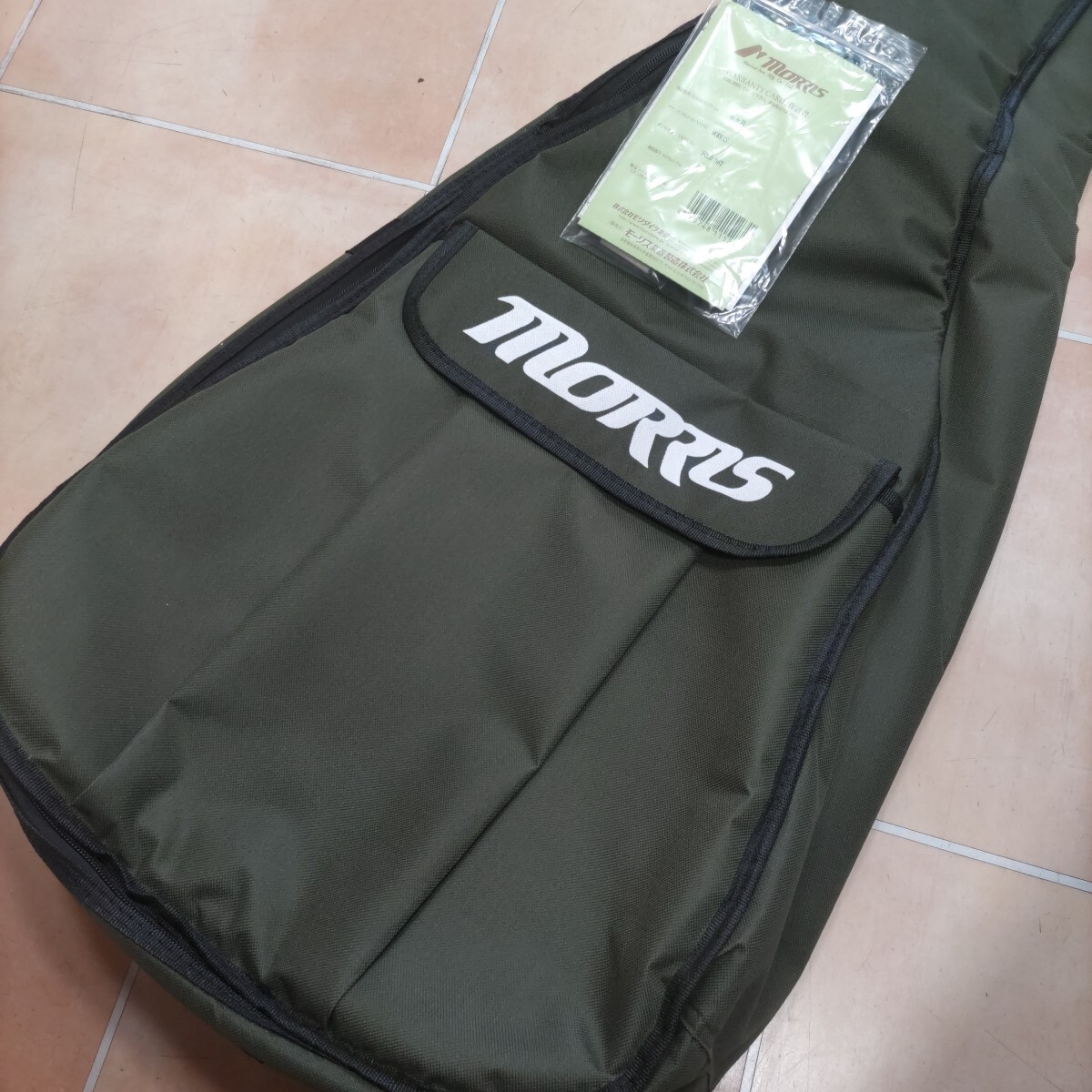 ジャンク ネック折れ 修理 新品同様 Morris F020 NAT モーリス アコースティックギター アコギ ソフトケース付_9