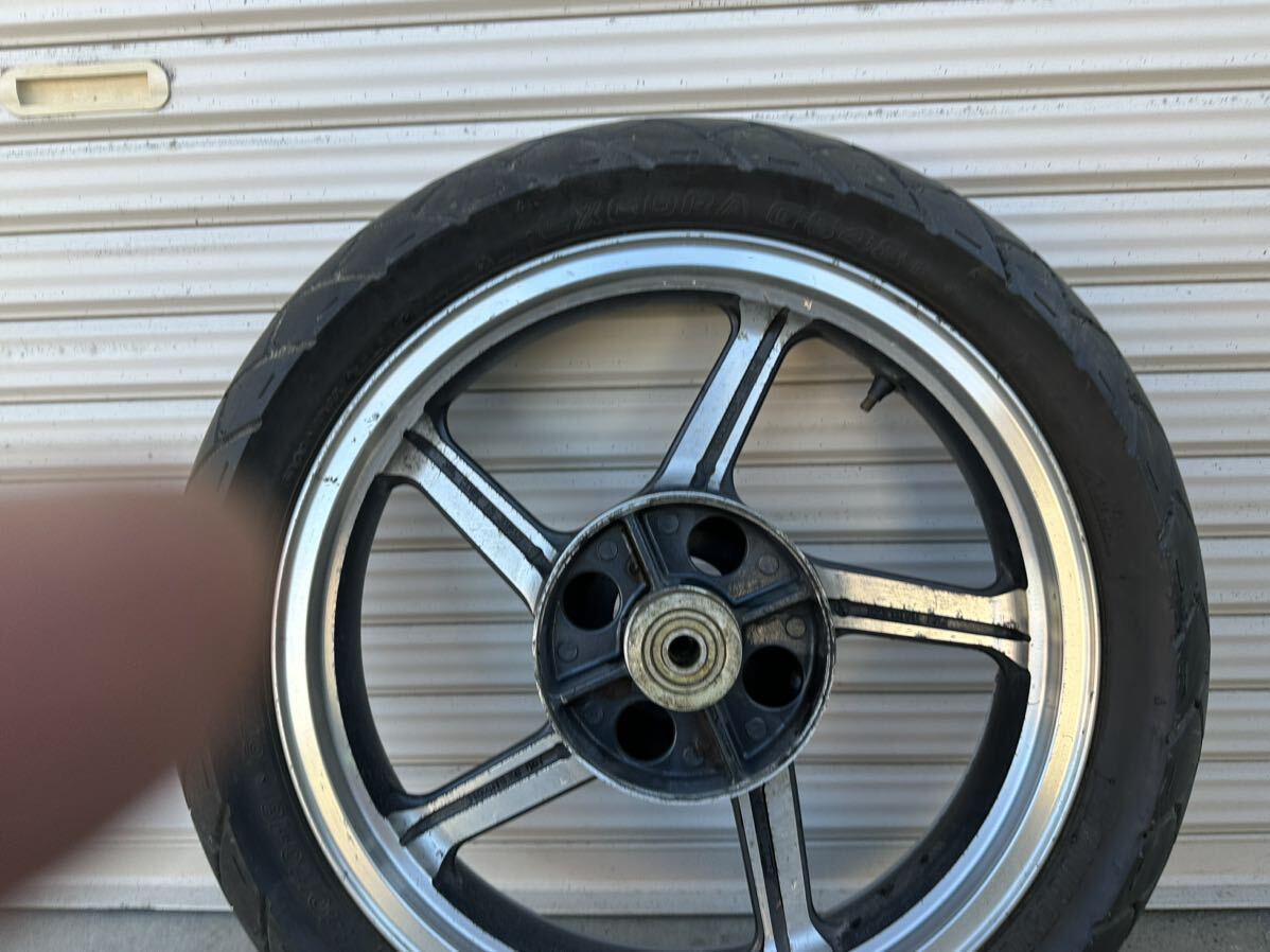 ゼファー400 リアホイール　_2