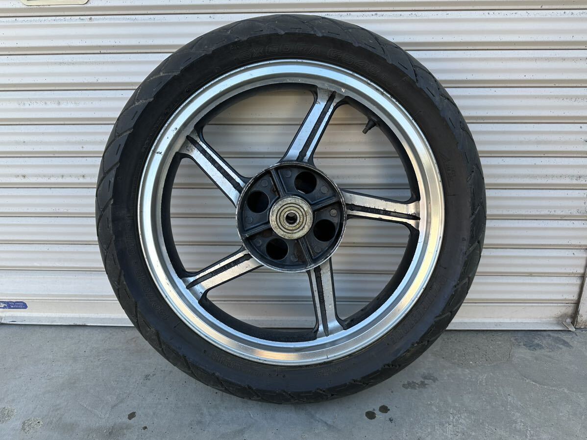 ゼファー400 リアホイール　_3