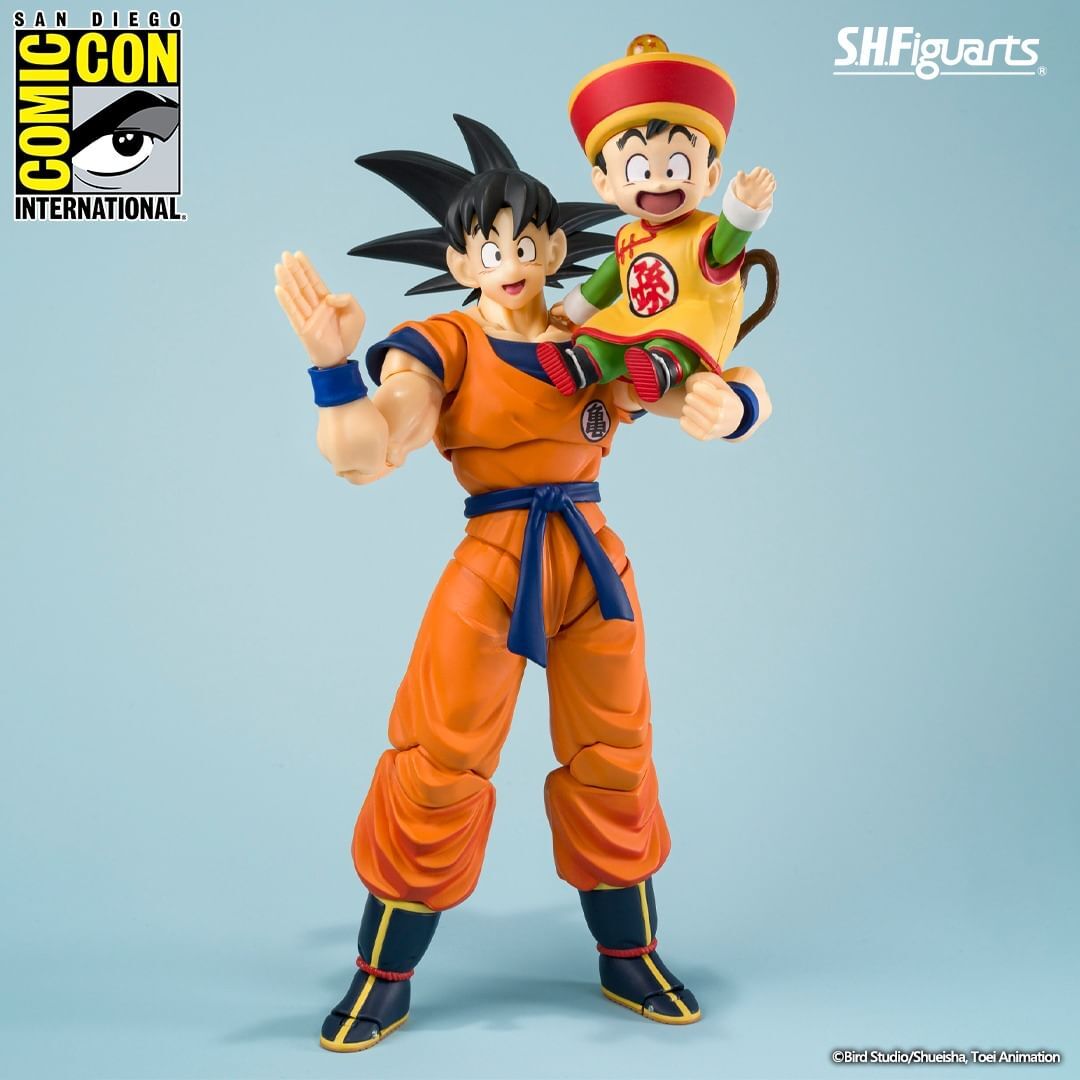 海外限定 S.H.フィギュアーツ ドラゴンボール 孫悟空 & 孫悟飯 幼年期