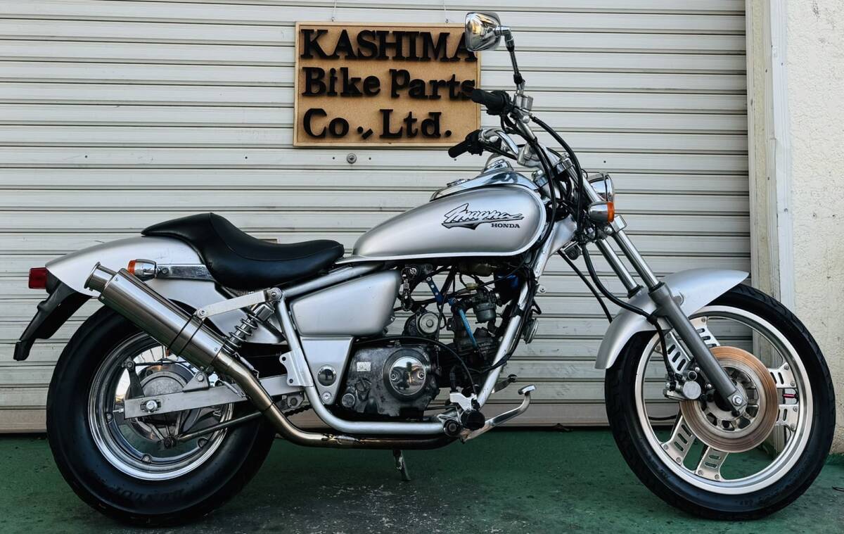 ホンダ マグナ50 AC13 殆どノーマル 社外マフラー 実動車両 鹿嶋市から