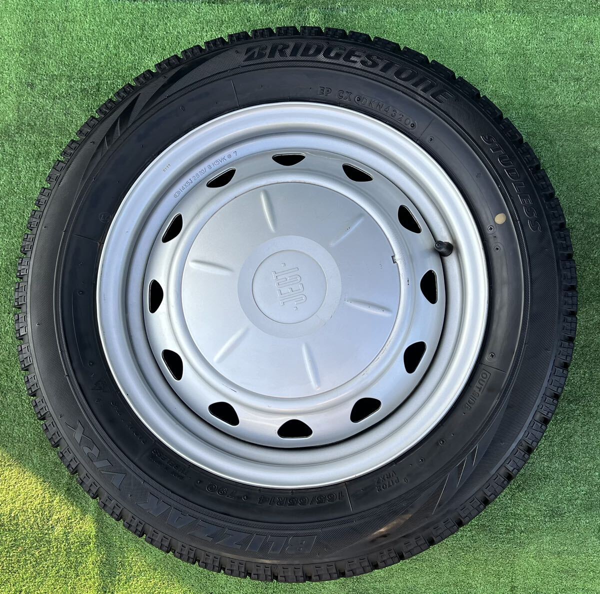 2020年製★JECT 14インチマルチ & BS BLIZZAK VRX 165/65R14スタッドレス4本★★S240917_6