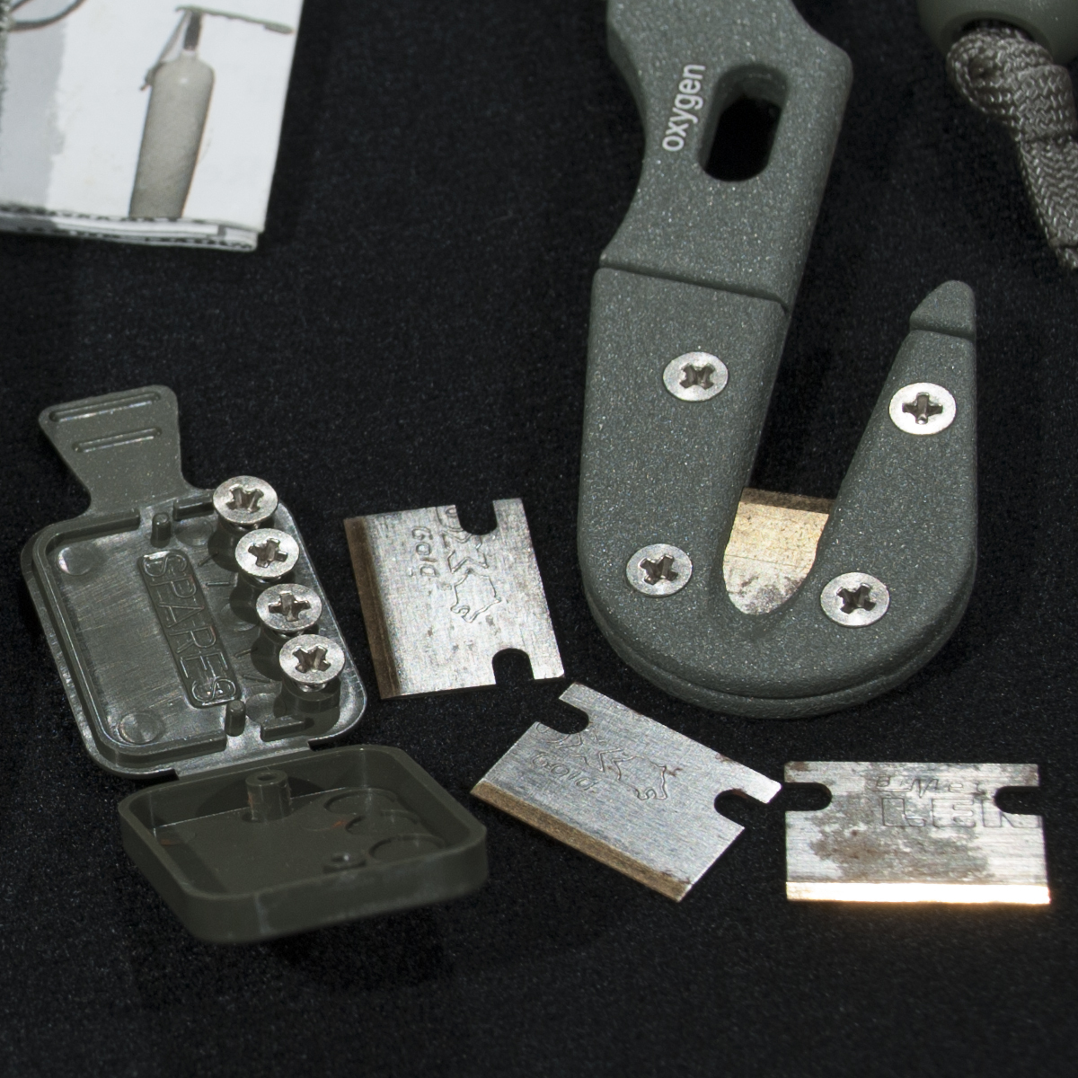 米軍実物 Ontario Knife ストラップカッター STRAP CUTTER RESCUE HOOK MOLLE オンタリオ メディック ライフセーバー メディカル ACU UCP_3