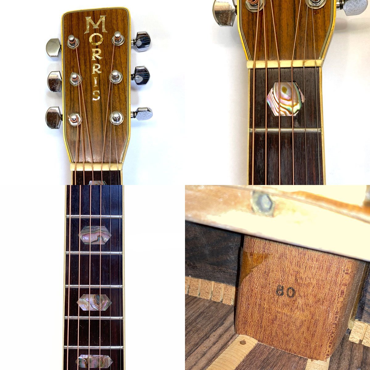 MORRIS W-80 縦ロゴ ジャパンヴィンテージ アコースティックギター
