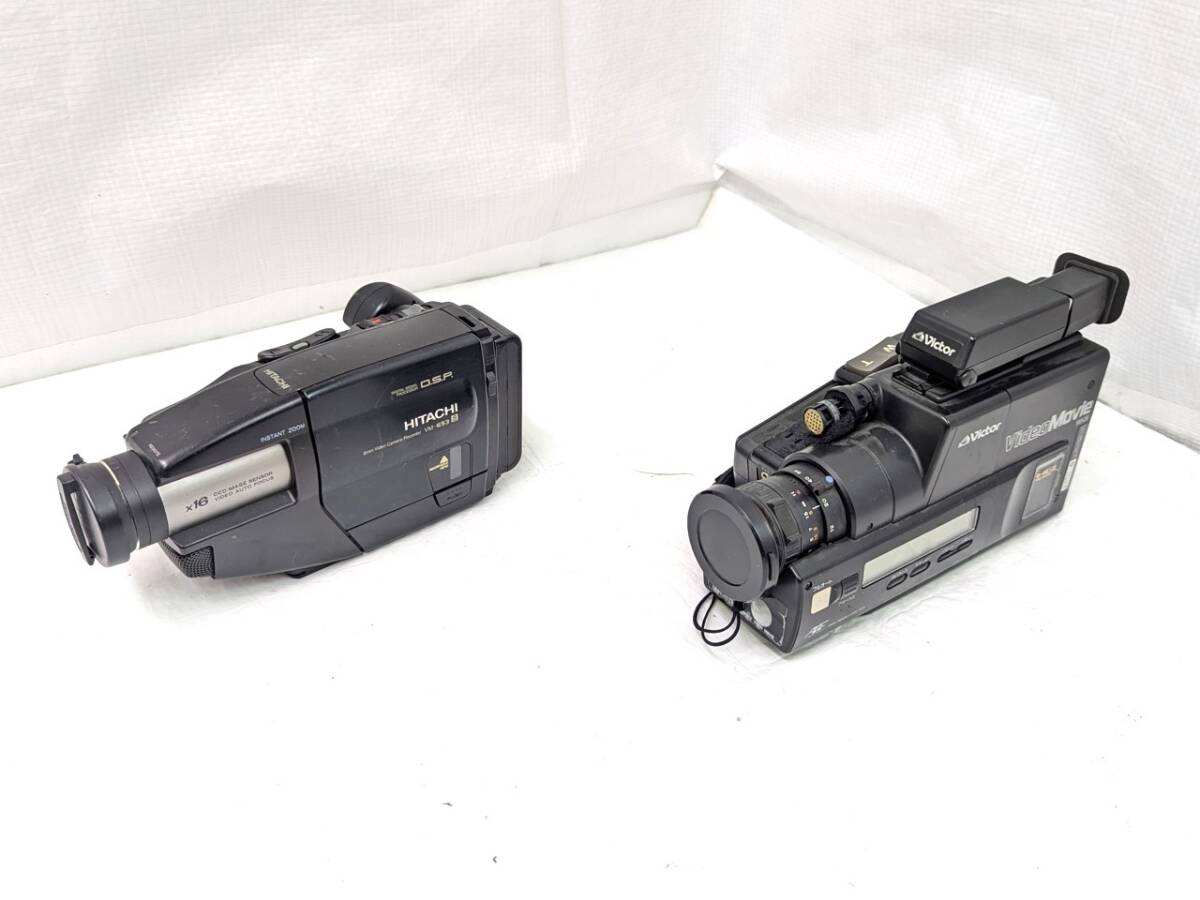 J178 動作未確認 Panasonic Victor 他 VHS-C 8mmビデオカメラ 14台