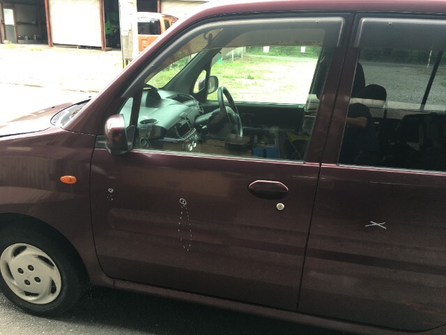 240607 三菱 トッポ H82A 左フロントドア 左前ドア 左ドア カラー番号 