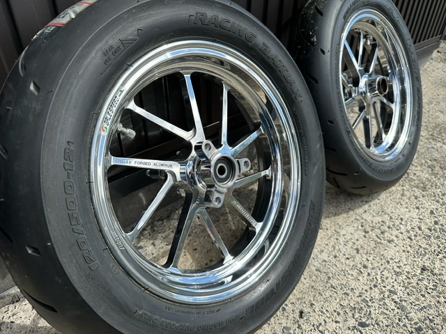 ホンダ NSF100 NSR50 ゲイルスピード TypeR F.Rホイール セット12