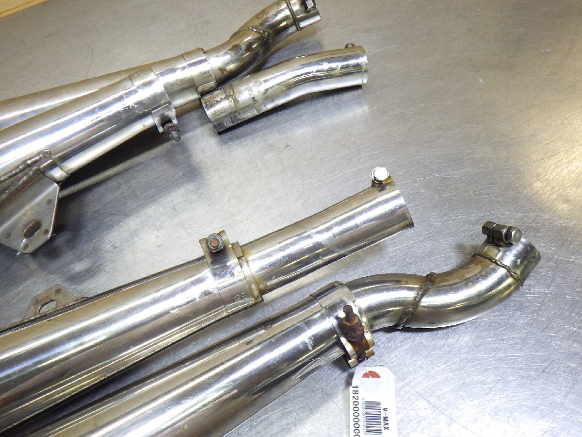 V-MAX 希少！スーパートラップ製4本出しステンレススリップオン