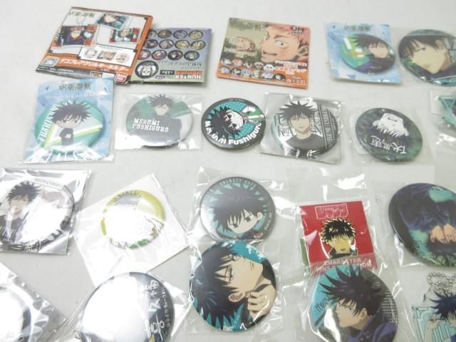 同梱可】中古品 アニメ 呪術廻戦 伏黒恵 缶バッジ アクリル