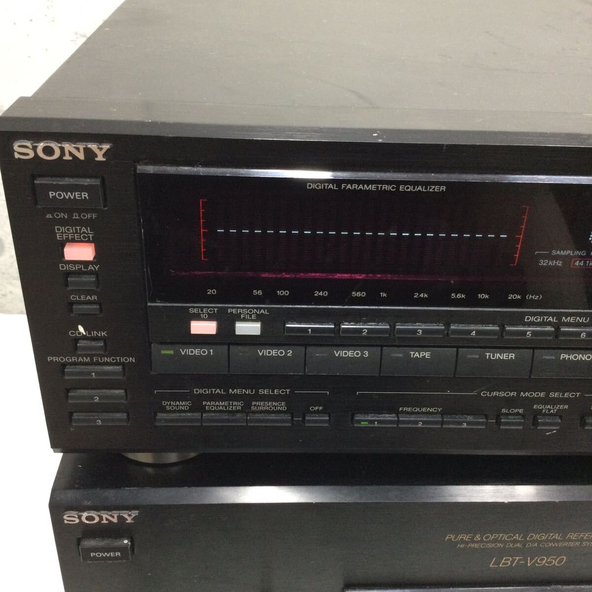 SONY/ソニー】システムコンポ LBT-V950 ステレオパワーアンプ/CDP-V725