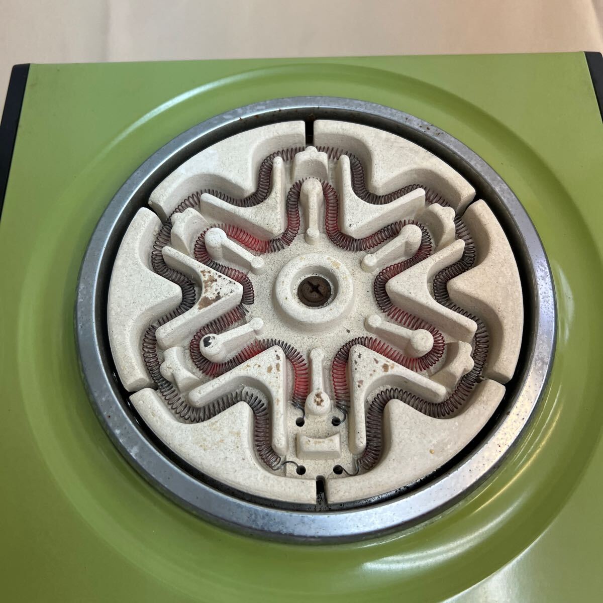 ヤ80 昭和レトロ ナショナル 電気コンロ 電熱器 NK-685S 中古品