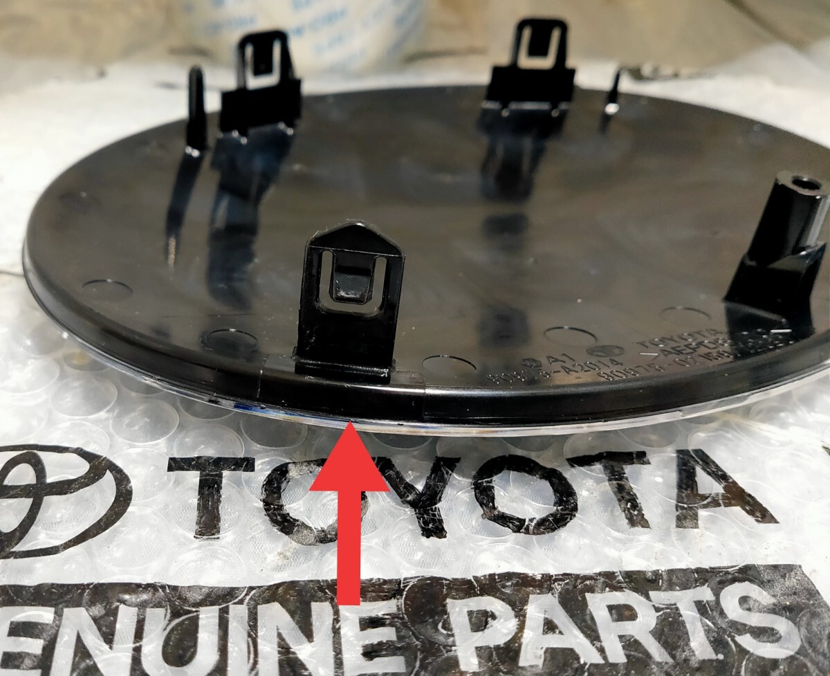 ランドクルーザー プラド　エンブレム　トヨタ純正　ミリ波レーダー対応品　ブラック　90975-02159　★送料無料★_10