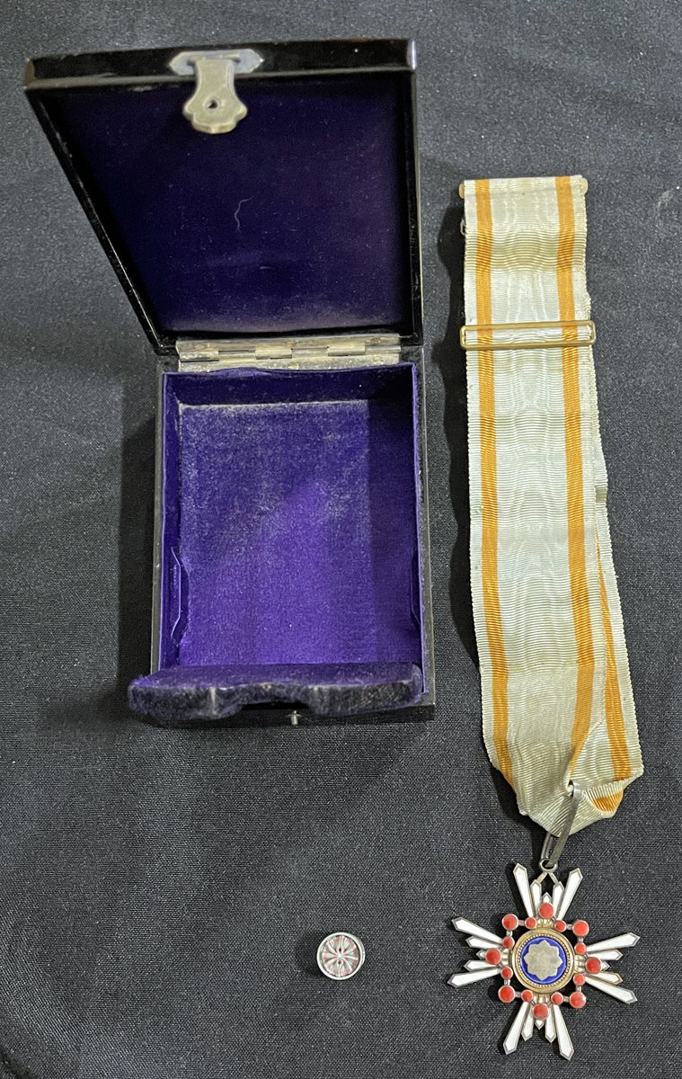 ◇勲章◇勲三等瑞宝章 箱付 内務技師・医学士野田忠廣旧蔵品14(勲章