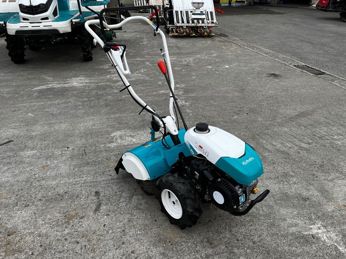 小型耕運機 TRS30 青と白 動画有りクボタ 耕運機 TRS30 菜ビ リコイル