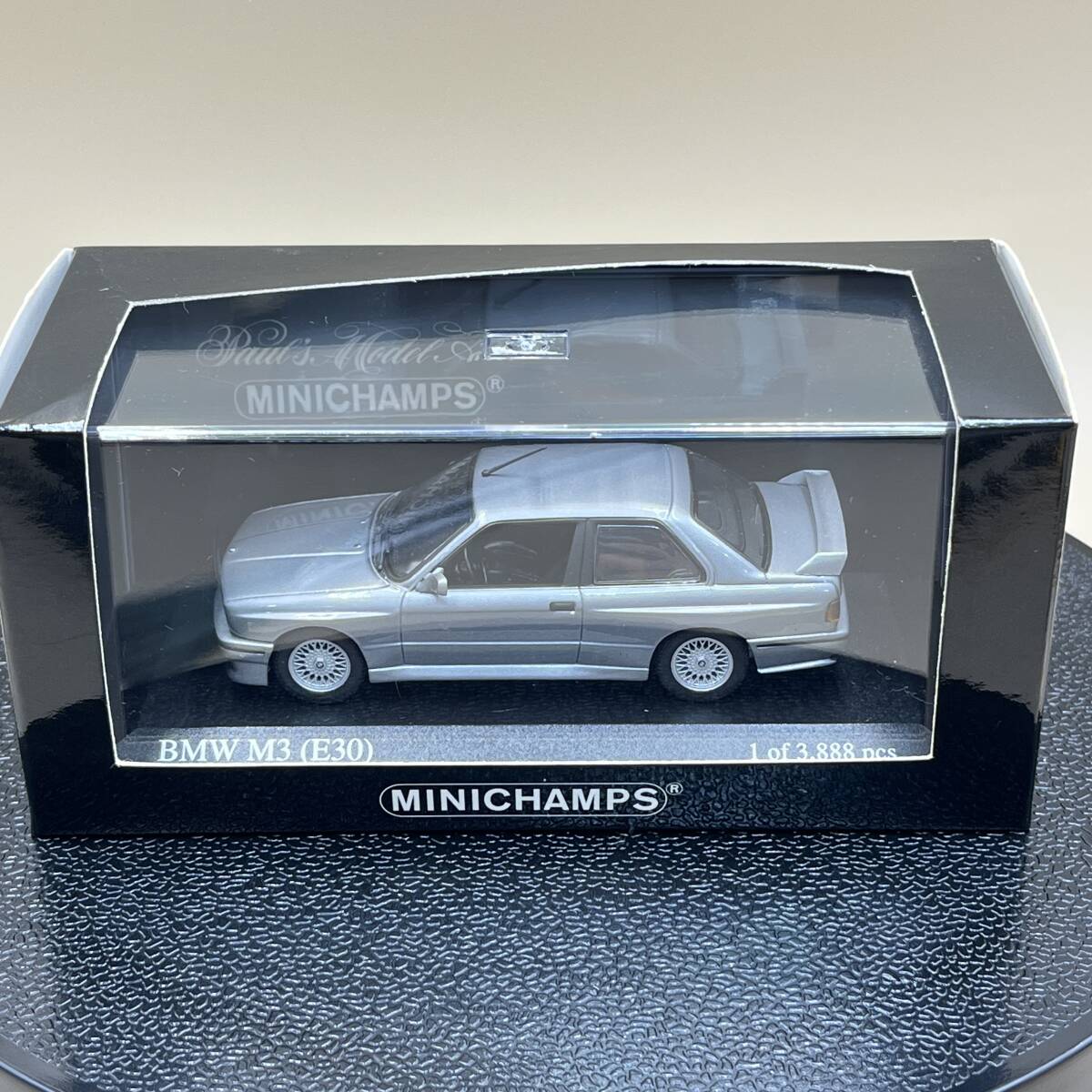 ミニチャンプス、 M3 GTR (E36) 1993 シルバー ミニカー 新品 943