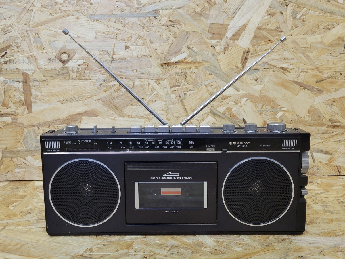 SANYO カセットレコーダー3台セット MR-02 日本制 SANYO カセット