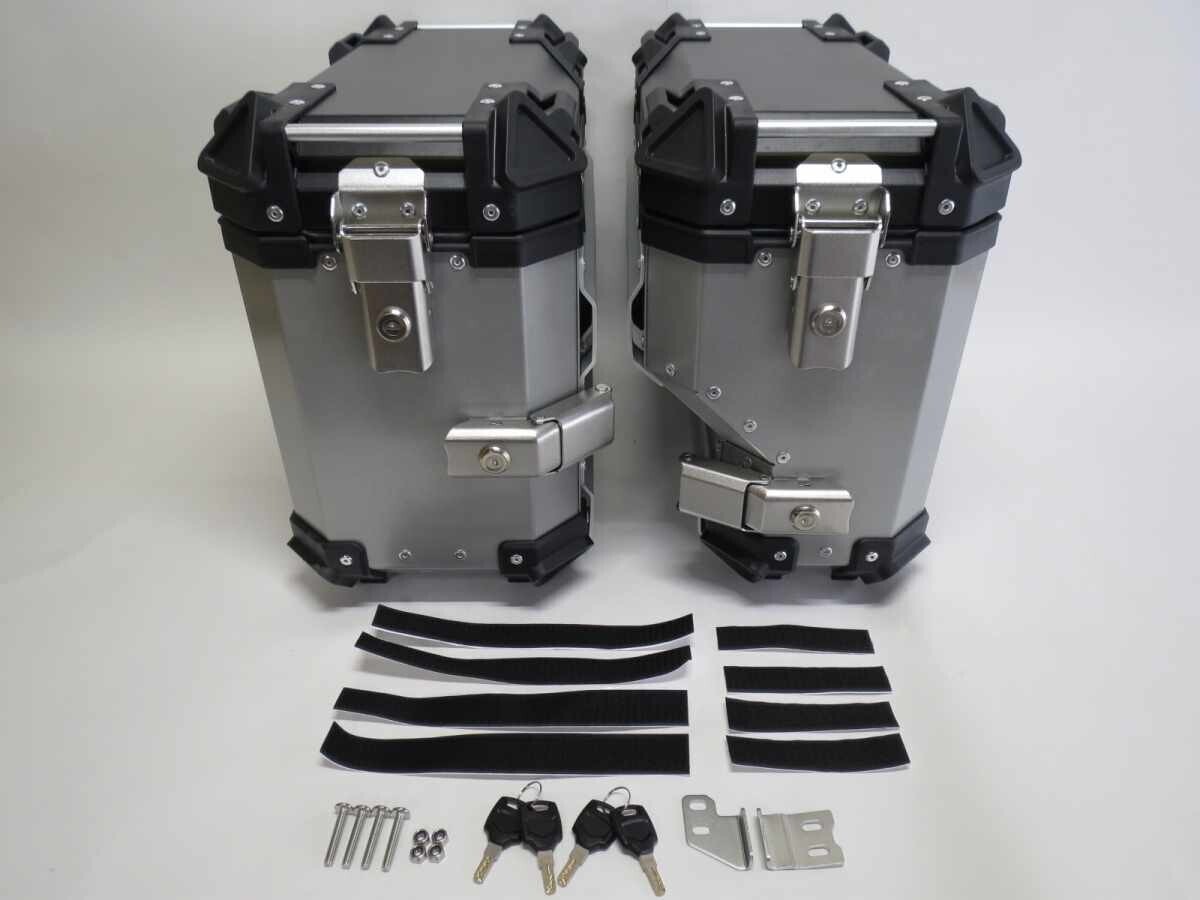 【全国無料，低価】 V-STROM 650 1000 1050 V-ストローム650/1000/1050 XT 2017- サイド キャリア ＆サイドBOX-B 3点セット 黒銀 car-vs650-1-c(パニアケース)｜売買されたオークション情報、yahooの商品情報をアーカイブ公開 - オー パニアケース